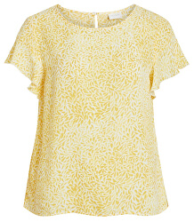 Bluză pentru femei Lucy S/S Flounce Top-Fav Lux Goldfinch