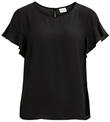 Dámska blúzka Lucy S/S Flounce Top-Noos Black