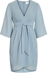 Női ruha VIMICADA 3/4 SLEEVE DRESS/DC/SU Ashley Blue