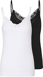 2 PACK - női trikó VMINGE Black/white