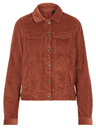 Dámská bunda VMMIKKY LS BOXY CORDUROY JACKET COLOR Mahogany