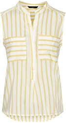 Bluză pentru femei Erika S/L Stripe Color White/Yarrow