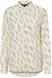 Női ing VMGUNHILD LS SHIRT WVN GA Birch AOP.GUNHILD