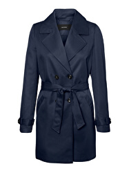 Palton de damă VMBERTA 3/4 JACKET COL Navy Blaze r
