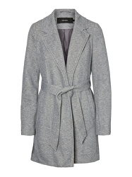 Dámsky kabát VMVERODONA trenchcoat COL Light Grey Melange
