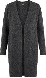 Cardigan da donna VMBLAKELY IVA LS APERTO Cardigan NOOS Dark Grey Melange