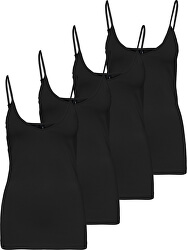 4 PACK - női trikó VMMAXI 10247491 Black