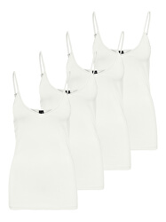 4 PACK - női trikó VMMAXI 10247491 Bright White