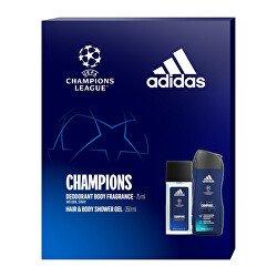 UEFA Champions League Edition - deodorant s rozprašovačem 75 ml + sprchový gel 250 ml