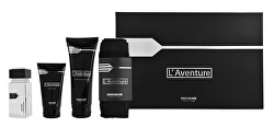 L`Aventure - EDP 30 ml + sprchový gel 150 ml + balzám po holení 100 ml + ručník