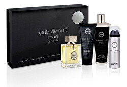 Club De Nuit Man - EDT 105 ml + tělový sprej 50 ml + sprchový gel 100 ml + šampon 250 ml