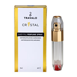 Crystal HD Elegance - flacone ricaricabile 5 ml (oro)