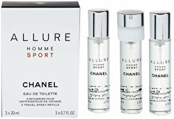 Allure Homme Sport - EDT náplň (3 x 20 ml)