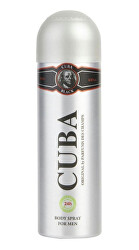 Cuba Black - deodorant ve spreji