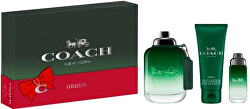 Coach Green - EDT 100 ml + sprchový gel 100 ml + EDT 15 ml