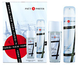 Prêt à Porter - deodorant s rozprašovačem 75 ml + deodorant ve spreji 200 ml