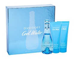 Cool Water Woman Spring Edition - EDT 100 ml + tělové mléko 75 ml + sprchový gel 75 ml