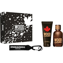 Wood For Him - EDT 100 ml + sprchový gel 100 ml + klíčenka