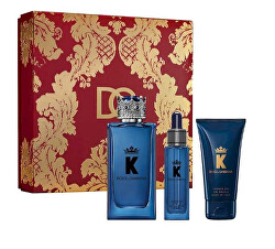 K By Dolce & Gabbana - EDP 100 ml + gel de duș 50 ml + ulei de barbă 25 ml