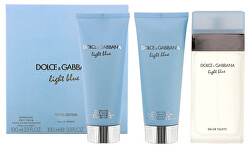 Light Blue - EDT 100 ml + tělový krém 100 ml + koupelový a sprchový gel 100 ml