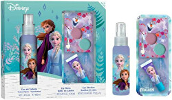 SLEVA - poškozená krabička - Disney Frozen - EDT 100 ml + lesk na rty + oční stíny