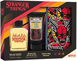 Stranger Things - EDT 100 ml + sprchový gel 150 ml + toaletní taška