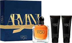 Emporio Armani Stronger With You - EDT 100 ml + 2 x sprchový gel 75 ml