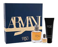Emporio Armani Stronger With You - EDT 50 ml + sprchový gel 75 ml + EDT 7 ml