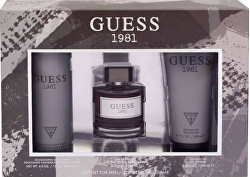 Guess 1981 For Men - EDT 100 ml + sprchový gel 200 ml + deodorant 226 ml - SLEVA - poškozená krabička