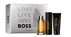 Boss The Scent - EDT 100 ml + deodorant ve spreji 150 ml + sprchový gel 100 ml