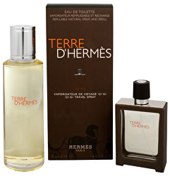 Terre D´ Hermes - EDT 30 ml (ricaricabile) + EDT 125 ml (ricarica)