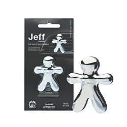 Jeff Chrome Sandal & Incense - parfum pentru mașină