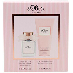 s.Oliver For Her - EDT 30 ml + sprchový gel 75 ml