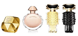 Mini sada Rabanne pro ženy - Million - EDP 5 ml + Olympea - EDP 6 ml + Fame - parfém 4 ml + Fame - EDP 4 ml