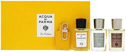 Acqua Di Parma sada - 3 x 20 ml + kožený přívěsek