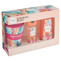 Harmony Bliss - deodorant s rozprašovačem 75 ml + sprchový gel 250 ml + cestovní hrnek - SLEVA - poškozená krabička