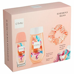 Harmony Bliss - deodorante in spray 75 ml + gel doccia 250 ml + elastico