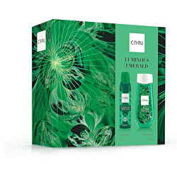 SLEVA - Luminous Emerald - deodorant ve spreji 150 ml + sprchový gel 250 ml - poškozená krabička
