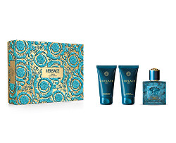 Eros - toaletní voda s rozprašovačem 50 ml + sprchový gel 50 ml + balzám po holení 50 ml
