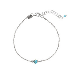 Delicato bracciale in argento con turchese AL3869-Argento-Turchese