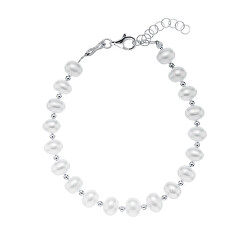 Anmutiges Perlenarmband für Damen AL3047-Argento