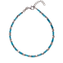 Stylový stříbrný náramek pro muže AL5096-Argento-Blu