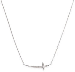 Dámsky strieborný náhrdelník so zirkónmi Rosary NCR