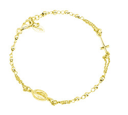 Pozlacený stříbrný náramek Rosary BROG3