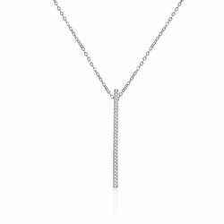 Elegantní stříbrný náhrdelník pro ženy AGT-N037W