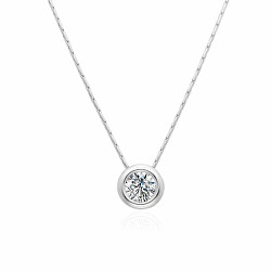 Minimalistický stříbrný náhrdelník AGT-N051W