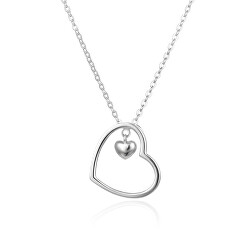 Romantica collana in argento Cuore AGS1572/47