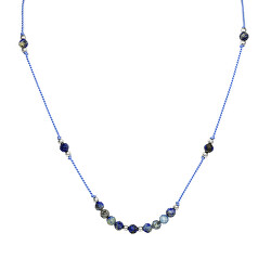 Schnurhalskette mit Lapislazuli HE23K3S-BL