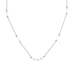 Collana in cordino con pietra di luna HE34K3RG-LP