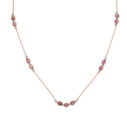 Collana in cordino con rodonite HE27K3S-LP